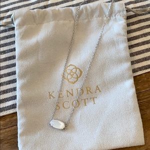Kendra Scott - Silver/Pearl Stone Necklace
